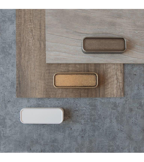 Poignée de meuble patine sur laiton WEGA poignée design