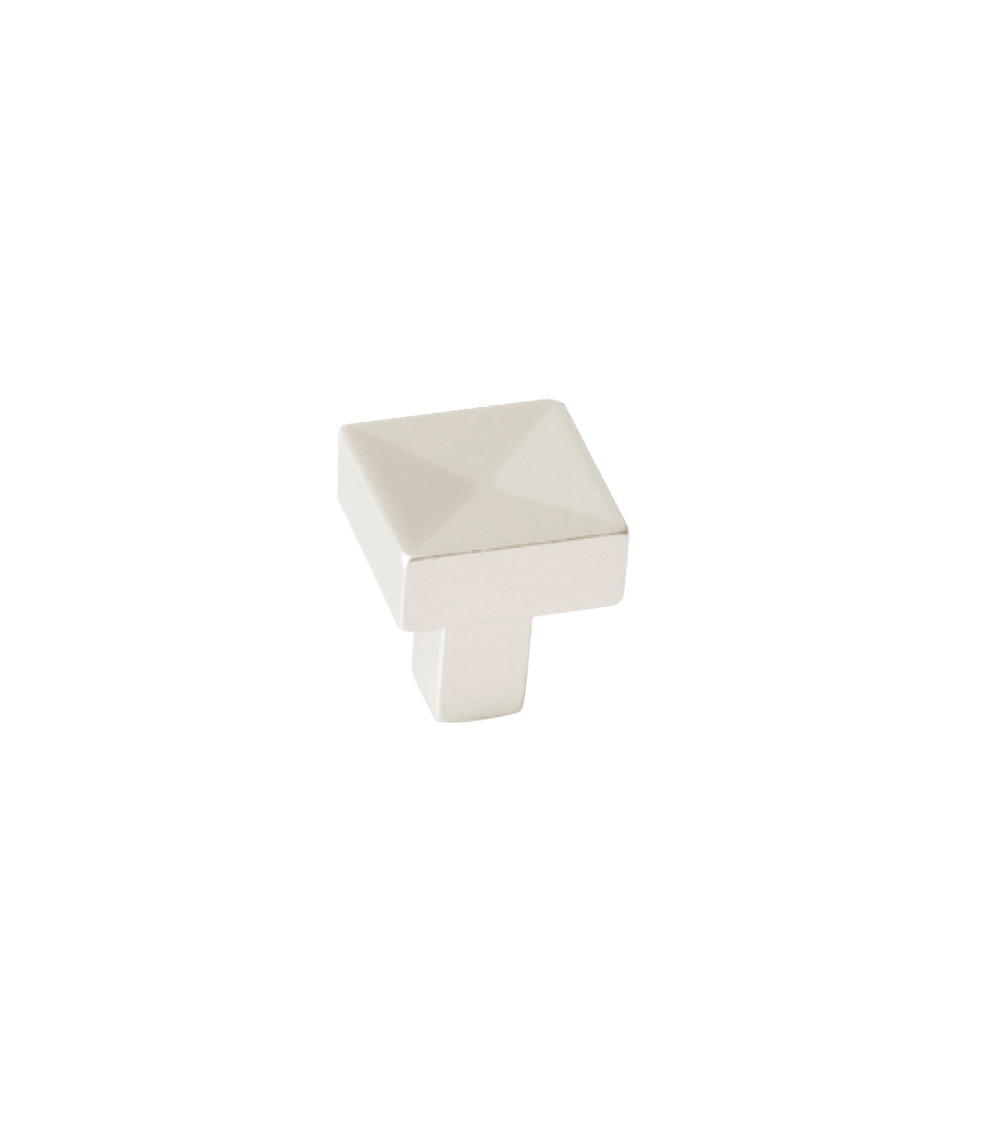 Bouton de meuble nickel satiné REGGEA poignée design