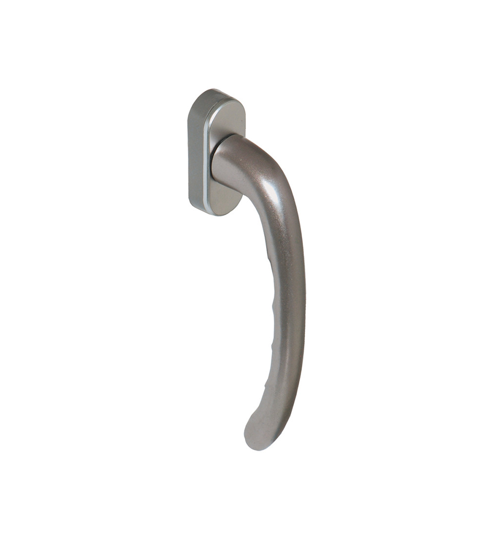 Poignée Lilas longue aspect inox pour baie coulisante EUROWALE