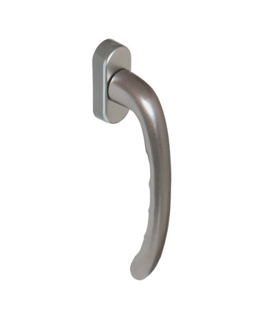 Poignée Lilas longue aspect inox pour baie coulisante EUROWALE