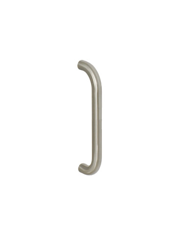Poignée de tirage simple Bordeaux coudée inox D19 ea200 EUROWALE