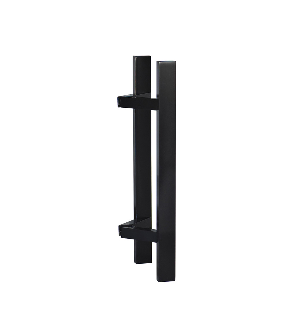 Poignée de tirage déportée Rectangulaire en T noire double EUROWALE
