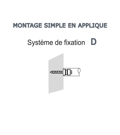 Poignée de tirage New Pyla rosaces carrées EUROWALE