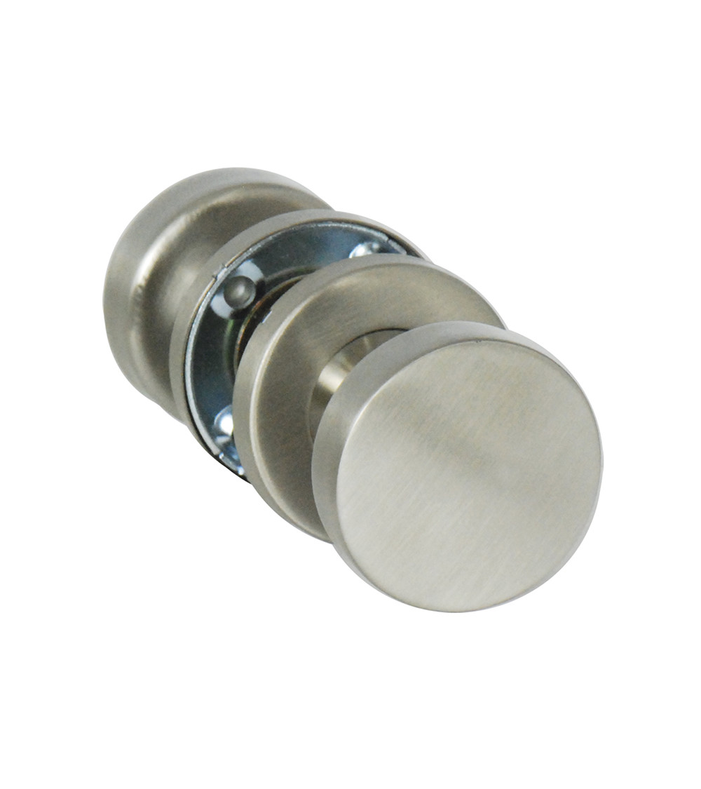 Poignée de porte bouton double Cylindre plat iox EUROWALE