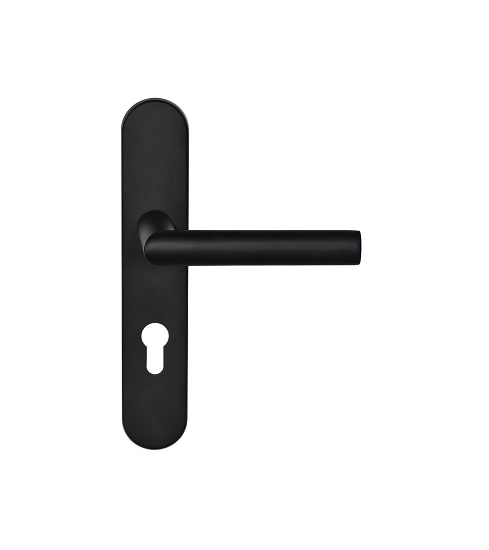 Poignée de porte Ceres réhaussée noire pl70 EUROWALE