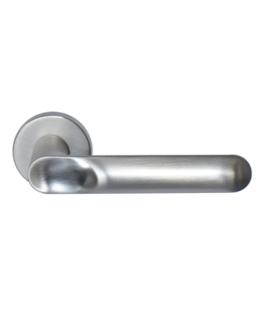 Poignée de porte Beautesse en finition Nickel satiné