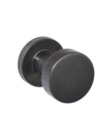 Bouton cylindre Gris Lumière PVD EUROWALE