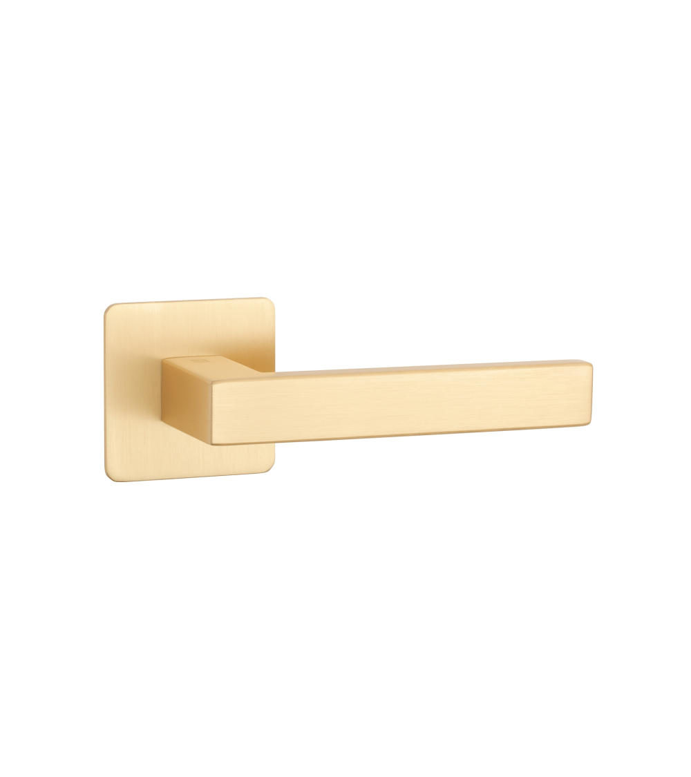 Poignée de porte finition or mat KVADRAT 1760 poignée design
