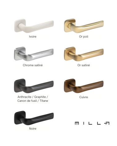 Poignée de porte minimaliste FOLD poignée design avec 7 déclinaisons