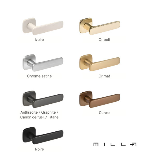Poignée de porte anthracite FLOW poignée design