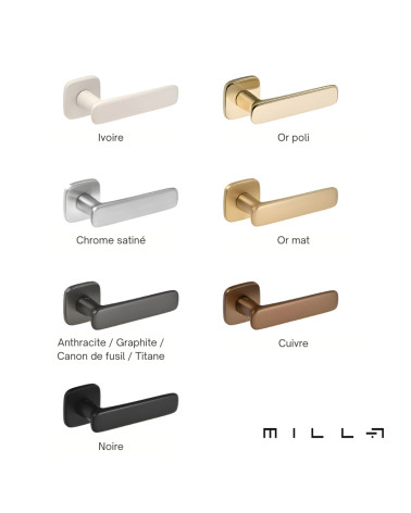Poignée de porte FLOW poignée design avec 7 déclinaisons