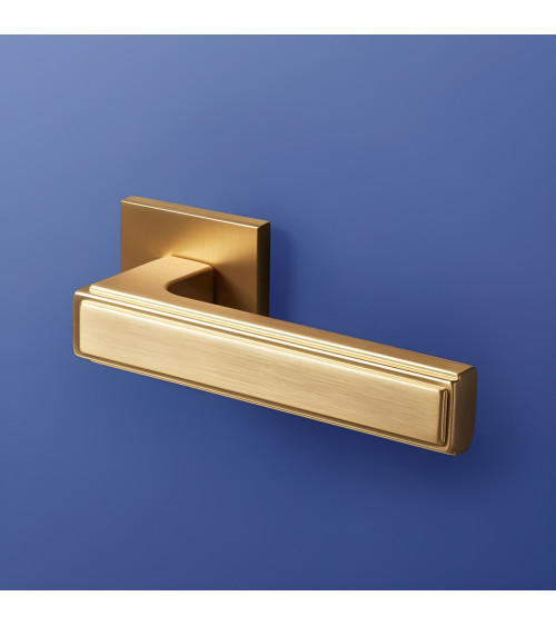 Poignée de porte or satiné FRESSIA poignée design