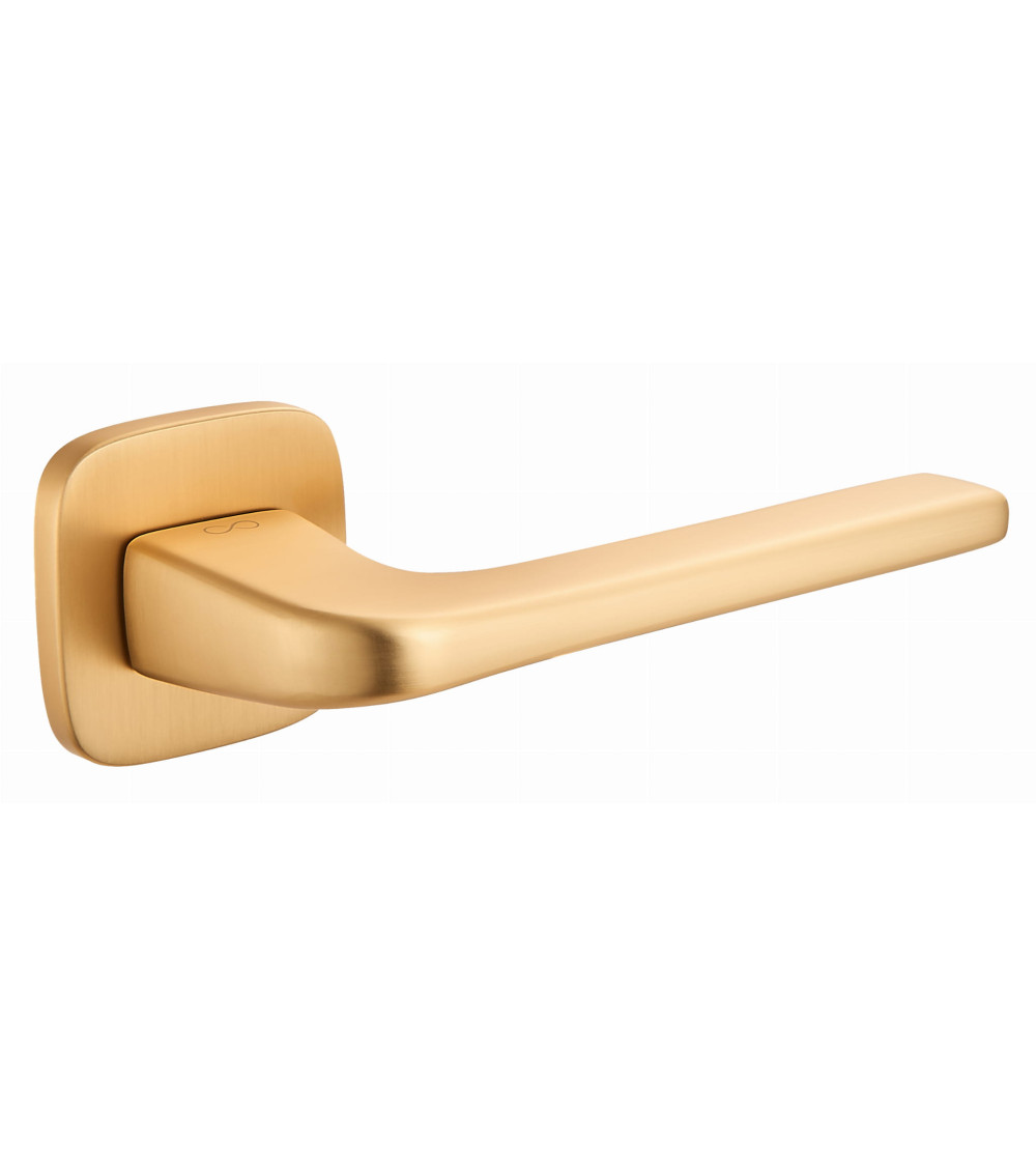 Poignée de porte Solo or mat arrondie