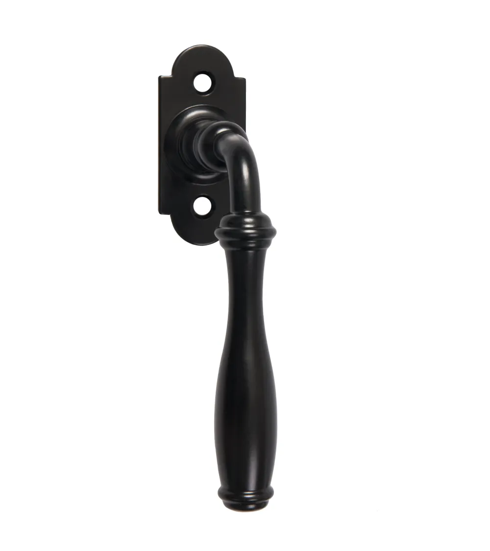 Poignée de fenêtre rétro noire mate – Collection Marguerite