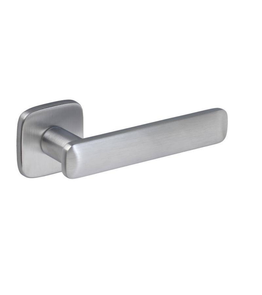 Poignée de porte moderne en zamak FORMA carrée arrondie poignée design