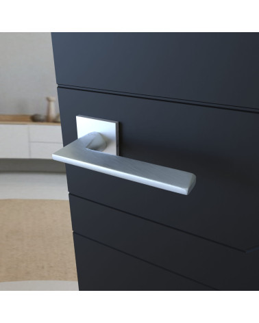 Poignée de porte minimaliste ARA poignée design vue de haut
