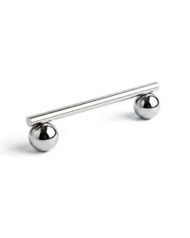 Poignée de meuble moderne en Laiton finition nickel brillant - Modèle 04