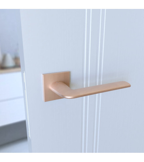 Poignée de porte cuivre STINGER quincaillerie design