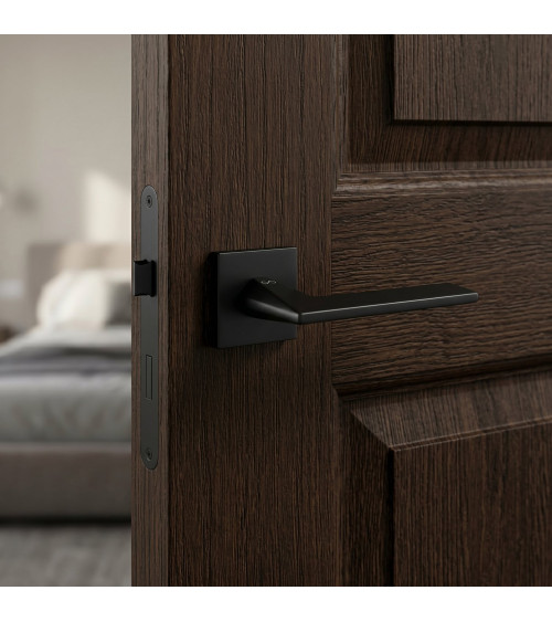 Poignée de porte noire ARA poignée design
