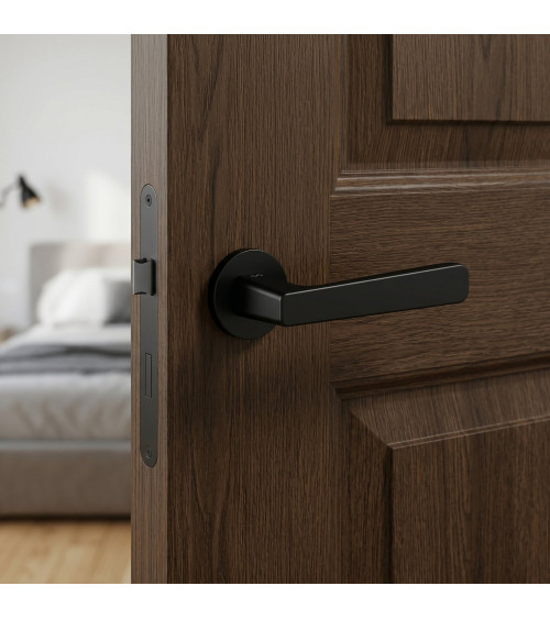 Poignée de porte noire PARMA quincaillerie design