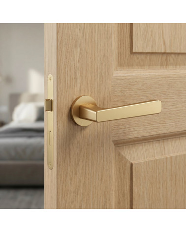 Poignée de porte en zamak PARMA ronde