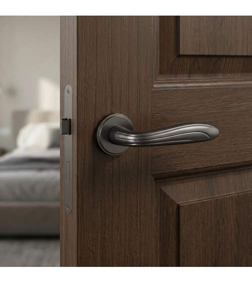 Poignée de porte graphite CATALPA poignée design