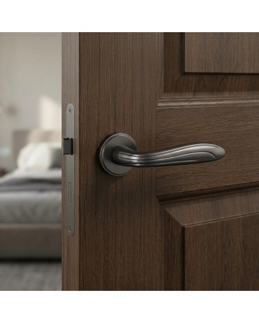 Poignée de porte graphite CATALPA