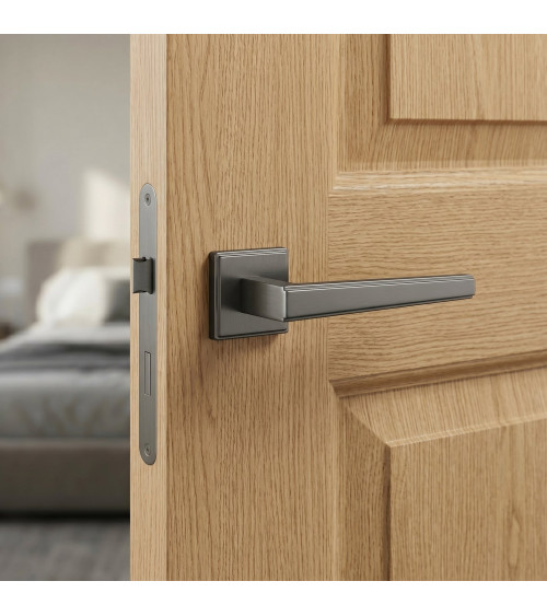 Poignée de porte graphite SYRINGA poignée design