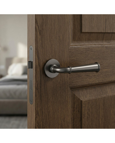 Poignée de porte finition anthracite IBRA