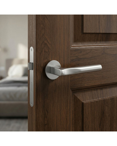 Poignée de porte design moderne en zamak TACTUS ronde