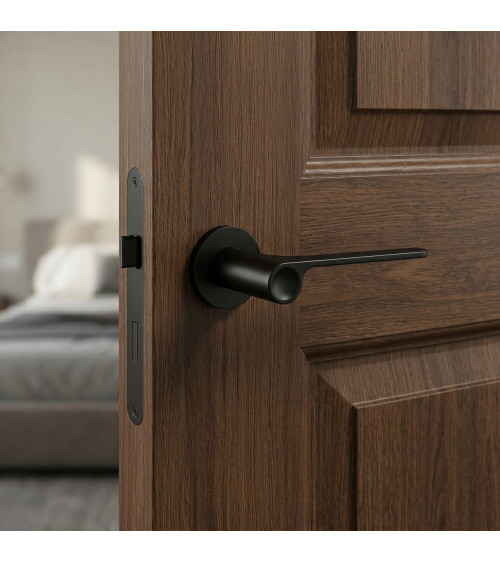 Poignée de porte noire PLANO poignée design