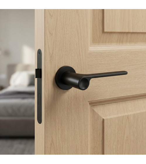 Poignée de porte noire PLANO poignée design