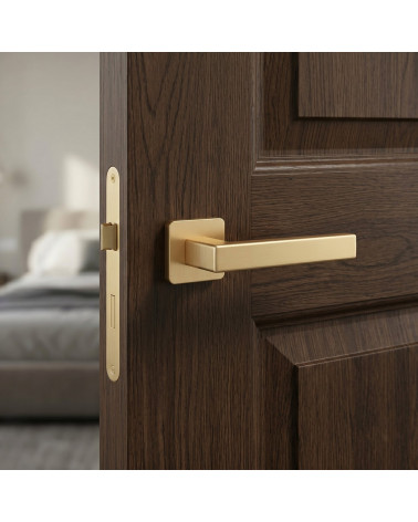 Poignée de porte sobre TILIA carrée arrondie