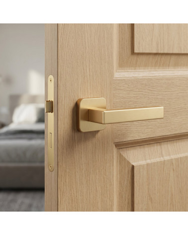Poignée de porte sobre TILIA carrée arrondie