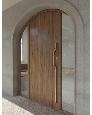 Poignées de porte en laiton pour porte tirage Mandelli CHICANE version 666 mm