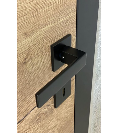 Poignée de porte noire Apollo poignée design