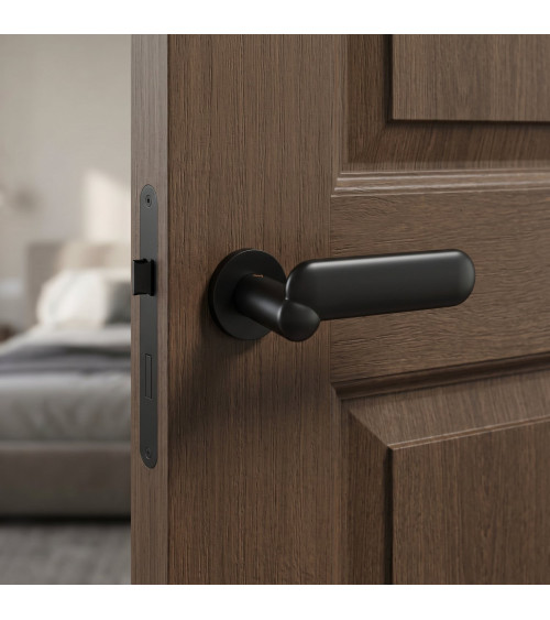 Poignée de porte couleur noire KELEDRES poignée design