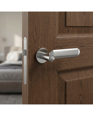 Poignée de porte chrome satiné KELEDRES