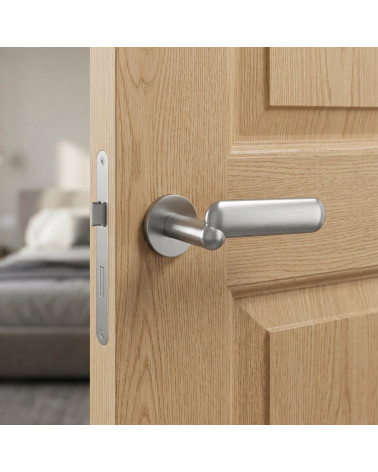 Poignée de porte chrome satiné KELEDRES