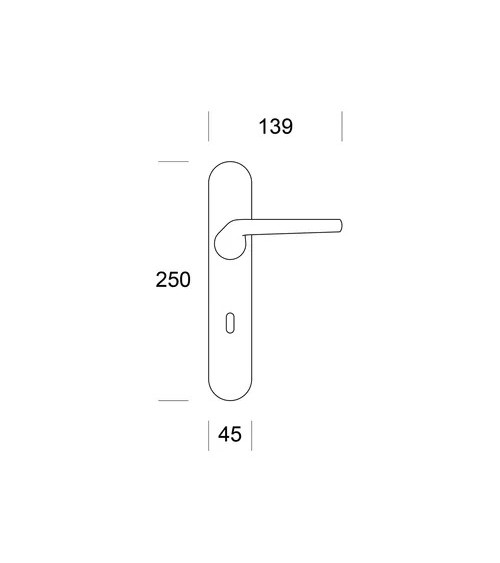 Poignée de porte Moderne ENTO LIFT en laiton -  poignée design