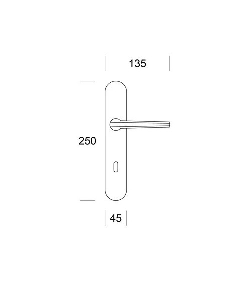 Poignée de porte moderne Ento Pilot poignée design