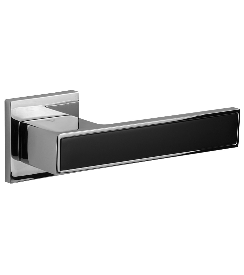 two-material and two-tone door handle in finish