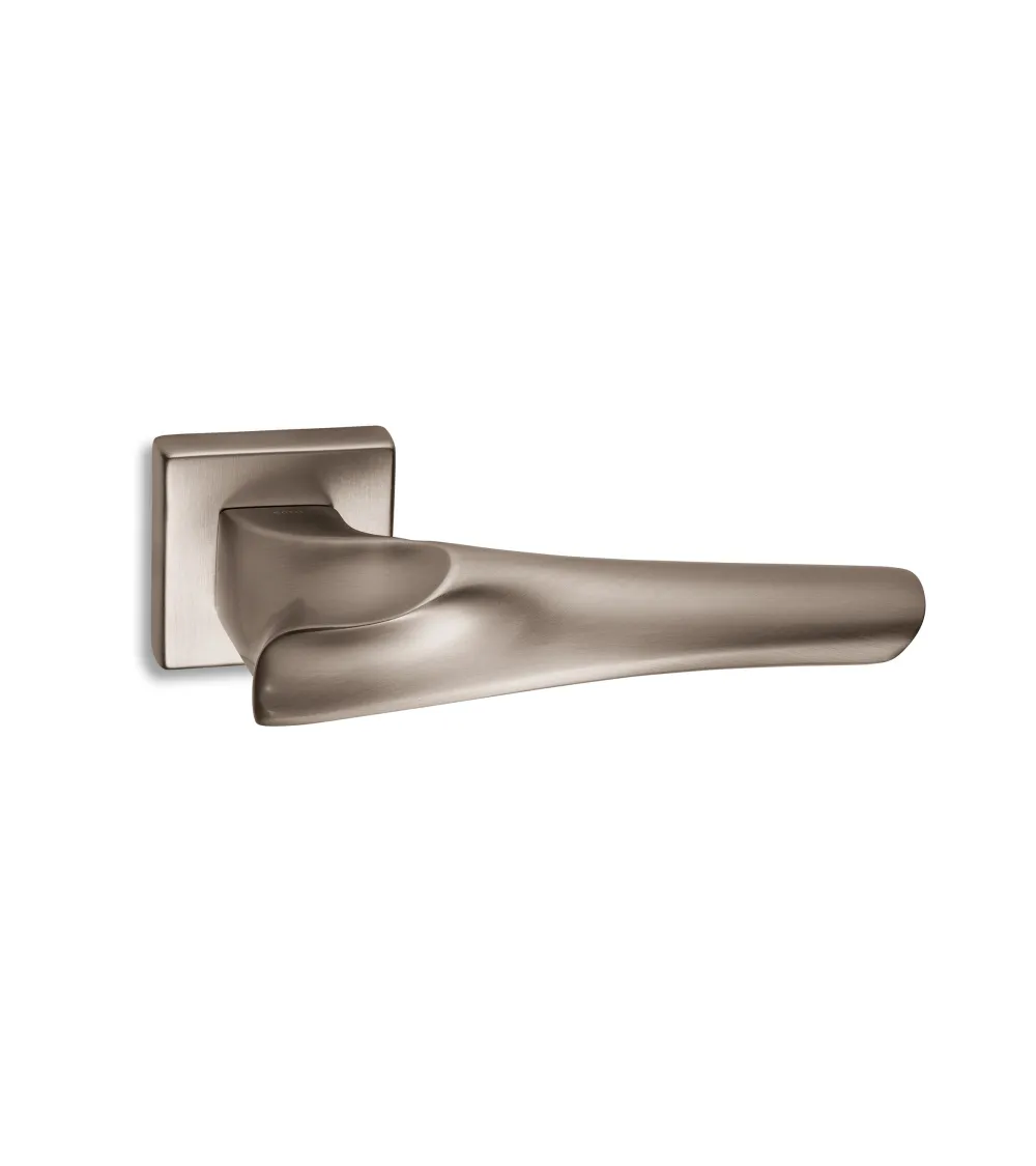 Poignée de porte Nickel satiné ENTO ANATOMICA SQ