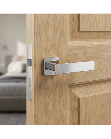 Poignée de porte finition Chrome Poli - Modèle NOEMIA MILLAPOIGNÉES
