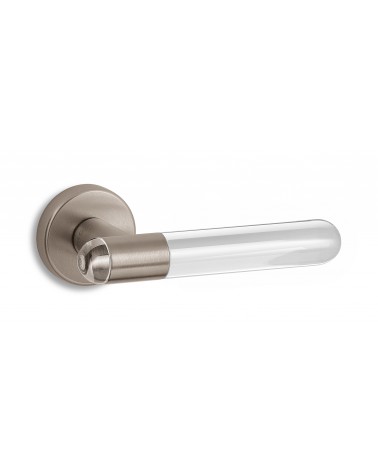 Poignée de porte en laiton et cristal Ento Drop poignée design
