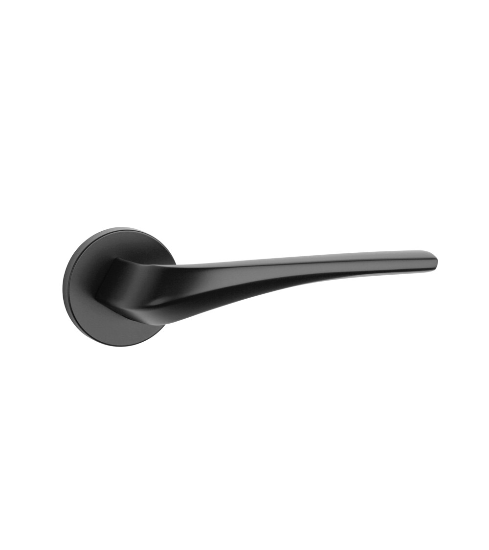 Poignée de porte noire DALIA