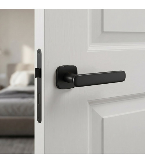 Poignée de porte noire FLOW poignée design