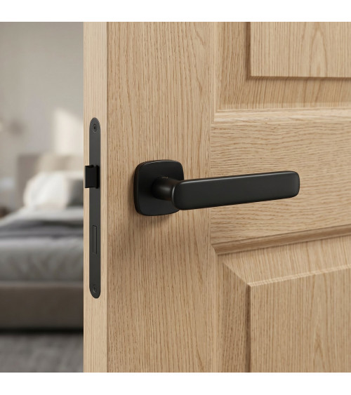 Poignée de porte noire FLOW poignée design