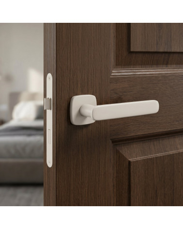 Poignée de porte moderne FLOW carrée arrondie
