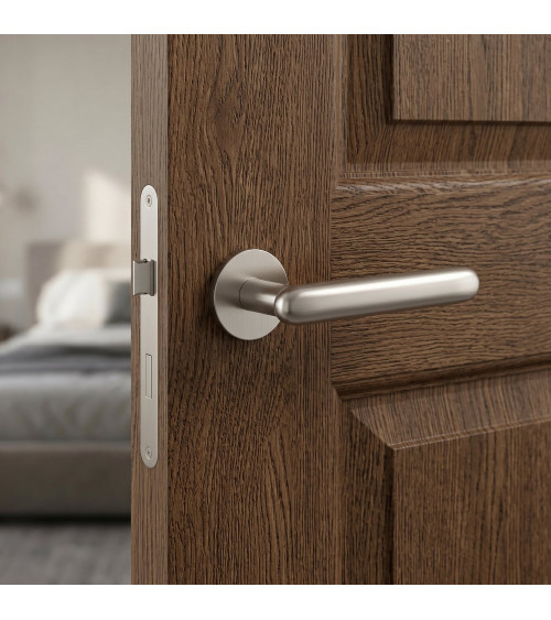 Poignée de porte nickel satiné LARKA poignée design